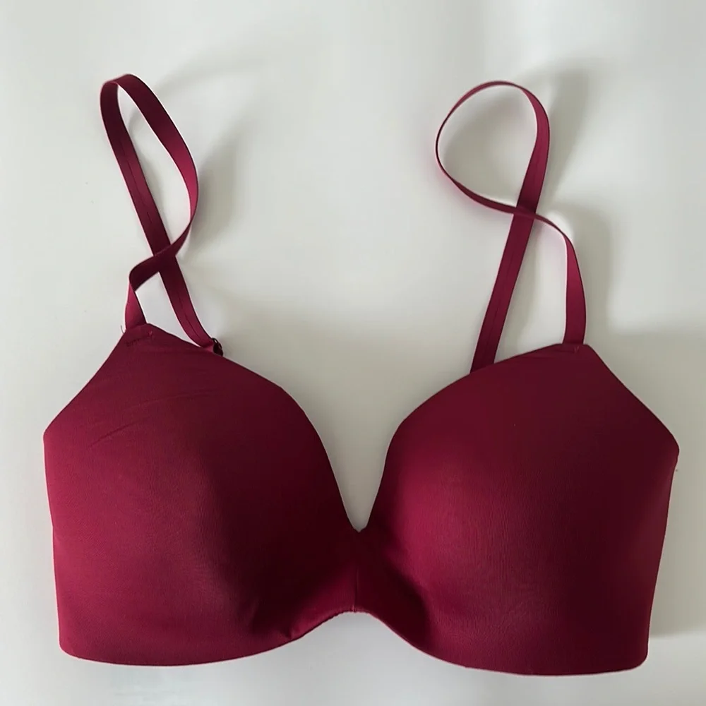 Secret Treasures Burgundy Bra lightly padded 34C